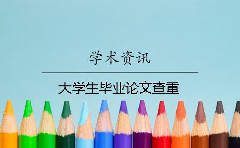 大学生毕业论文查重